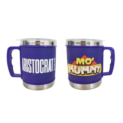 Custom 12oz Stainless Steel Mug With Lid