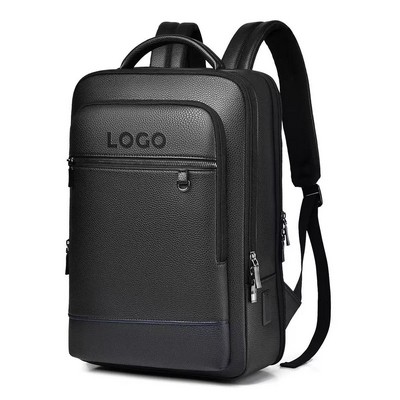 Leather Business Backpack