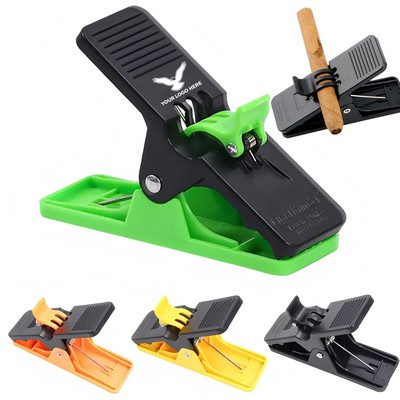Custom Logo Golf Cigar Clip Holder for Outdoor Use