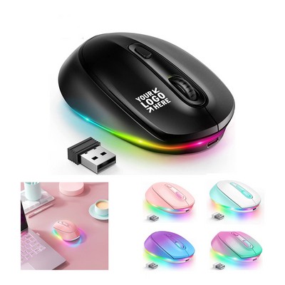 LED Rechargeable Wireless Mouse