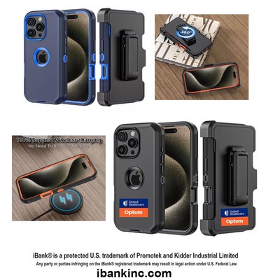 iBank ® Shockproof Case compatible with iPhone 17/16/15/14 Pro Max Air