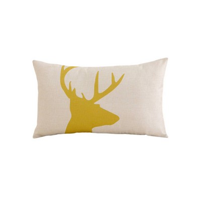 Full Color Printed Linen Throw Pillow Cover