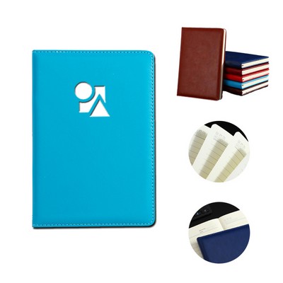 A5 Business Leather Meeting Notebook