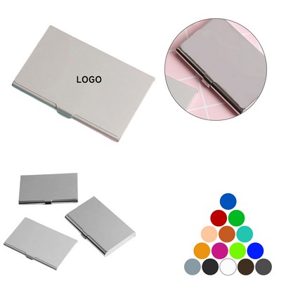 Metal Case Pocket Business Card Holder