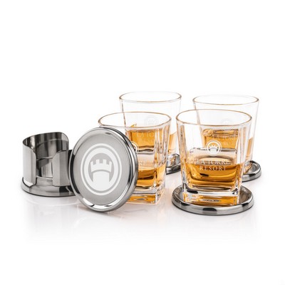 Baldoni Coasters & Arcadia On-the-Rocks Set