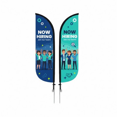 15' Premier Spike-Base Feather Flag Kit