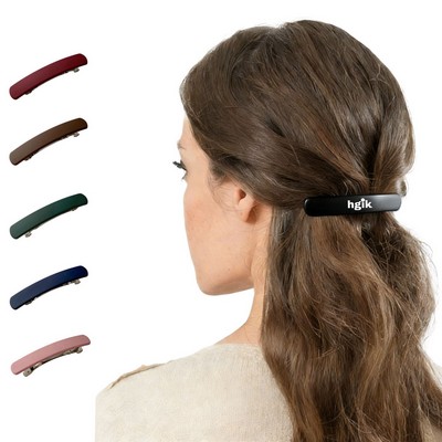 Simple Matte Metal Spring Hair Clip