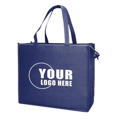 Zipper Sealed Eco-Friendly Tote Bag 15"x4.7"x12.6"