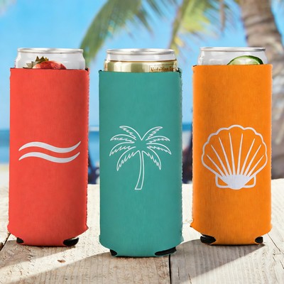 Custom Printed Slim Can Cooler 12oz