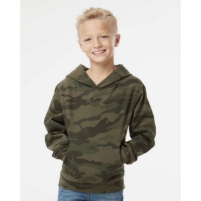 Independent Trading Co Youth Midweight Hooded Sweatshirt - SS4001Y