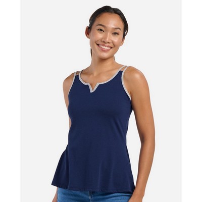 Boxercraft Women's Split Shoulder Tank Top - BW2506