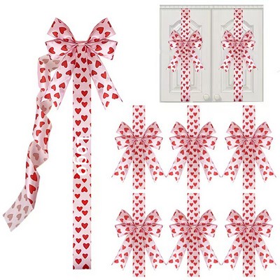 Love Heart Door Bow Sticker