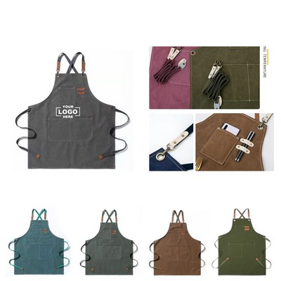 Durable Canvas Cotton Workshop Apron