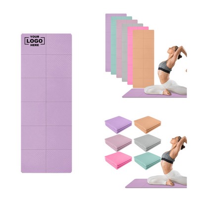 Foldable Multicolor Yoga Exercise Mat