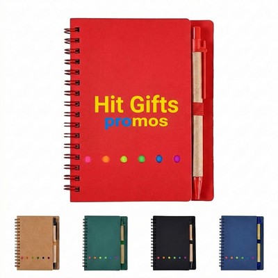 Portable Spiral Notebook Set