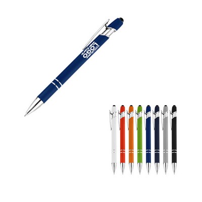 Aluminum Stylus Ballpoint Pen Metal Touchscreen Writing Pen