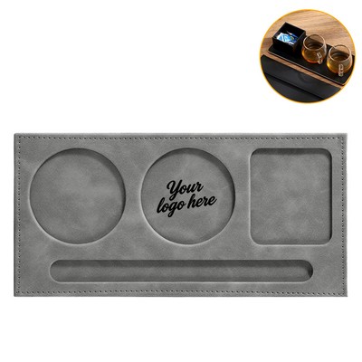 PU Leather Table Placemat with Coaster