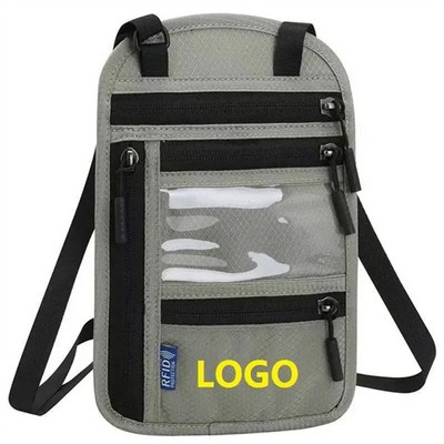 Rfid Blocking Travel Neck Pouch