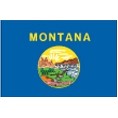 3'x5' Montana State Nylon Outdoor Flag - Style C