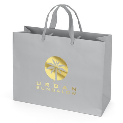 London - Matte Eurotote - Foil Print (13" x 5" x 10")