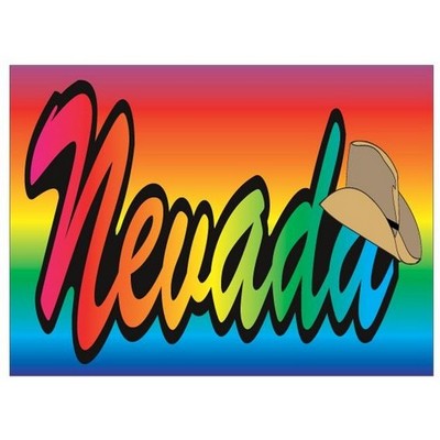 Nevada w/Cowboy Hat Photo Hand Mirror (2"x3")