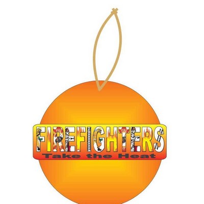Fireman Slogan Executive Ornament w/ Mirrored Back (8")