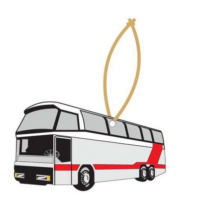 Commercial Bus Executive Ornament w/ Mirrored Back (4 Square Inch)