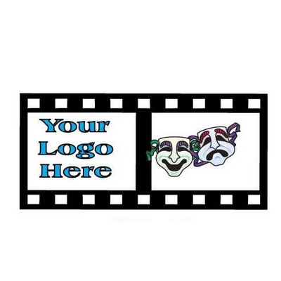 Comedy & Tragedy Executive Magnet w/ Full Magnetic Back (6 Square Inch)