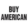 5 Panel Nylon Message Stack Flag - Buy American (3'x12')
