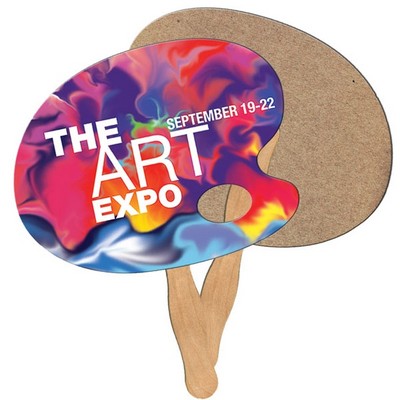 Artist Pallet Recycled Hand Fan