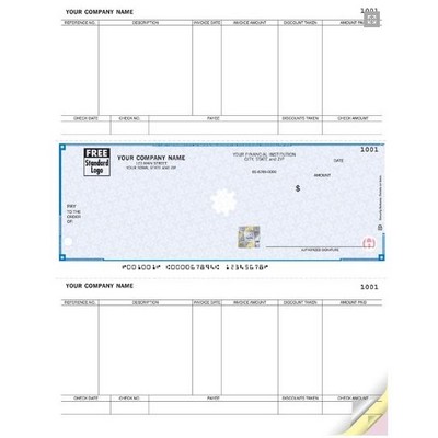High Security Laser OCR Accounts Payable Checks (1 Part)
