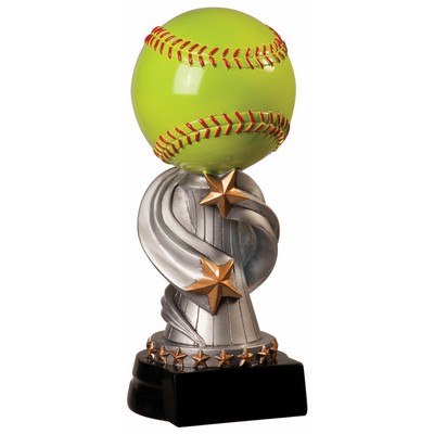 Softball Encore Resin Award - 5 3/4" Tall