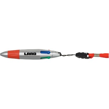 4-Color Pen on a Lanyard