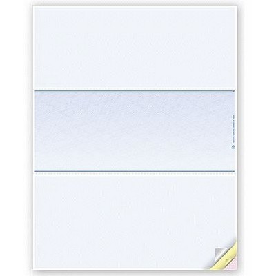 Blank Laser Middle Format Checks (1 Part)