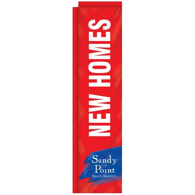 2' X 8' Single Reverse Windchaser Flag
