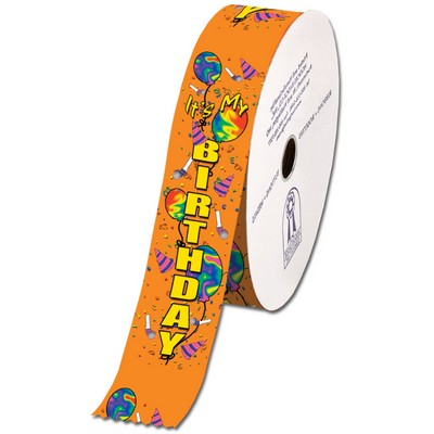 It's My Birthday! Multicolor Ribbon Roll (2")
