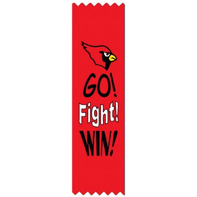 Custom Printed Pinked Top Multicolor Ribbon (1 5/8"x6")