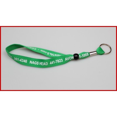 3/4" Flat Lanyard Keychain Bracelet