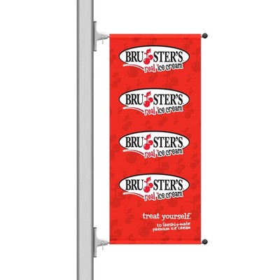 Single-Sided Boulevard Banner, Fabric Banner (24"W x 60" )