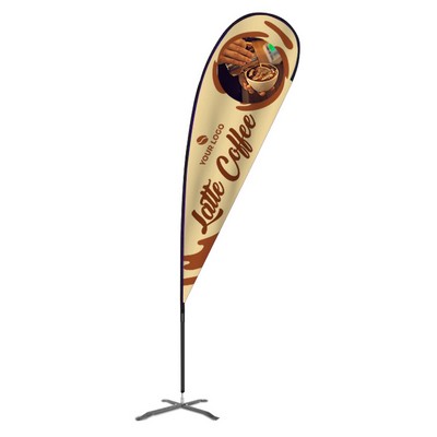 Flex Blade® Kit, Single-Sided Teardrop Banner Flag 15'H