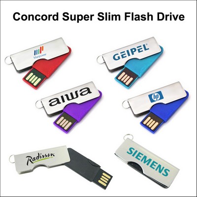 Concord Super Slim Flash Drive - 128 MB Memory