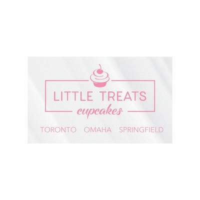 Rectangle Sticker | Square Corner | 1 1/2" x 2 1/2" | Clear Static | Static Face | Screen