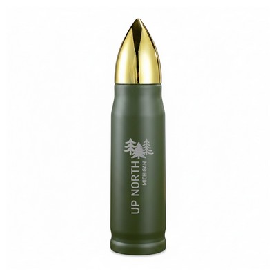 17 oz Bullet Shape Stainless Steel Vacuum Insulated Bottle