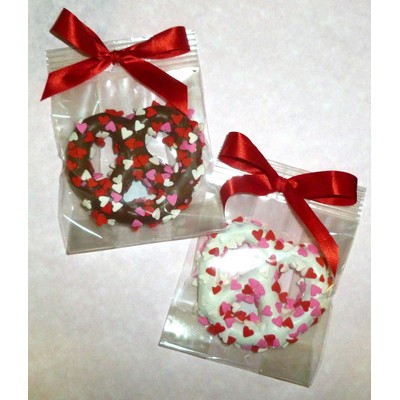 Valentine Hearts Pretzel Knot