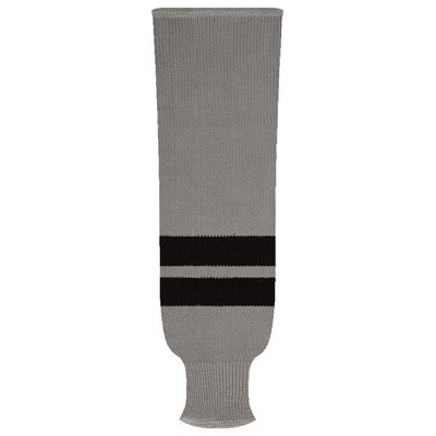 Los Angeles Pro Series Gray Sock w/Black Stripes