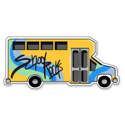 Bus Shaped NoteKeeper™ Magnet 20 Mil