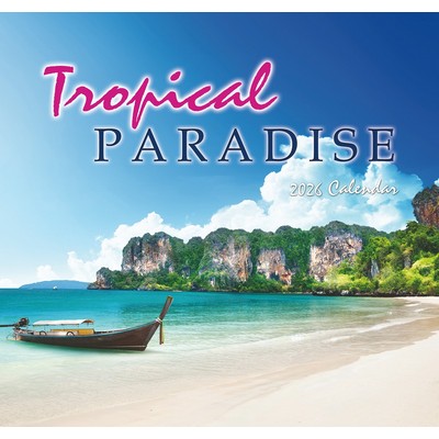 Tropical Paradise 2026 3-Month Calendar