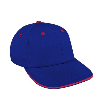 Sandwich Visor Brushed Self Strap Lowstyle Hat