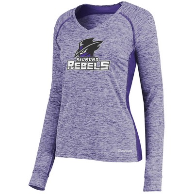 Holloway Ladies Electrify Long Sleeve Tee Powered by Coolcore®