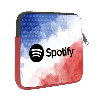 Custom Printed Neoprene Laptop/Tablet Sleeve w/zipper for 13" Laptops